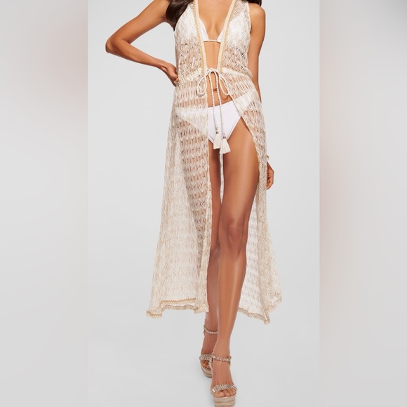 ⚡️FINAL PRICE!⚡️Ramy Brook Meredith Crochet Coverup! BRAND NEW WITH TAGS! - Picture 1 of 6